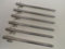 TMC 6 x Carp fishing Solid Stainless Steel Bank Sticks 30-50 cm's. Rod Rests, Buzz Bar, Alarms
