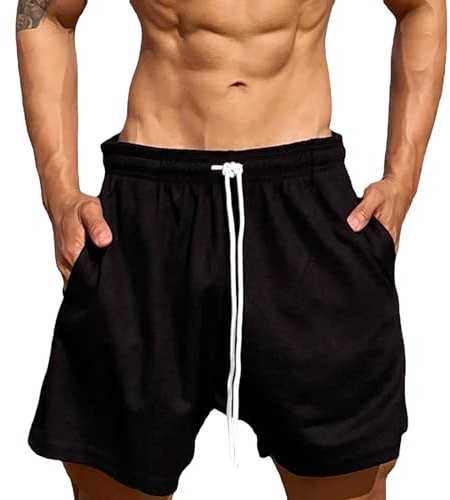 MJGkhiy Costume Uomo Mare Lungo Quick Dry Leggeri Bermuda Swim Shorts con Taschino E Coulisse Casual Costume da Bagno Pantaloncini Spiaggia da Surf Piscina Nuoto Vacanze