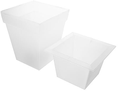 OFFSCH Lampada Da Fioriera Solare Vaso Da Fiori Luminoso Fioriera Luce Solare Per Giardino Esterno Vaso Di Fiori in Plastica Decorativo