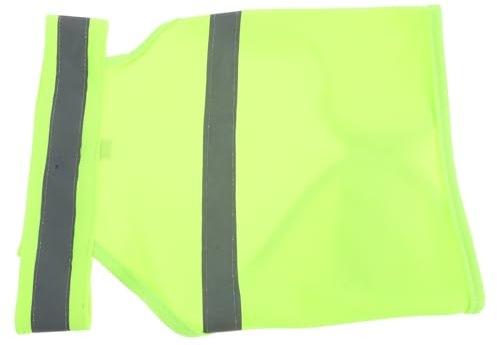 DIYEAH Chaleco Reflectante de Seguridad para Perros Ajustable Transpirable y Ligero Talla S Color Amarillo Fluorescente Adecuado para Paseos Correr y Senderismo al Aire Libre