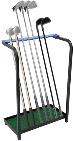 Support de club de golf en acrylique, support de putter de golf, organisateur de clubs de golf, 9 trous, 50 x 27,5 x 72 cm