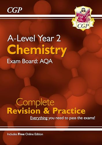 A-Level Chemistry: AQA Year 2 Complete Revision & Practice with Online Edition: for the 2026 and 2027 exams (CGP AQA A-Level Chemistry)