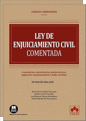Ley de Enjuiciamiento Civil y legislación complementaria - Código comentado: Comentarios, concordancias, jurisprudencia, legislación complementaria e índice analítico: 1