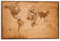 REINDERS Weltkarte - antik - Wandbild 90 x 60 cm