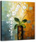 Wieco Art- Quadro Beauty of Life, 100% dipinto a mano, moderno, motivo floreale, intelaiato e incorniciato, su tela, da appendere al soggiorno, camera da letto, decorazione da parete