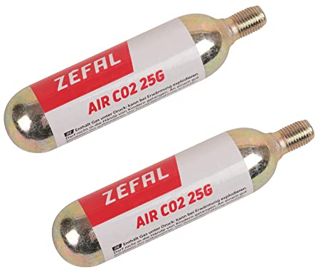 Zéfal Blister Cartucho de Aire CO2 con Rosca 25grs