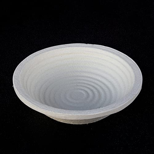 Professional Eco-Friendly 1kg Round Spiral Pattern Proofing Basket Banneton Brotform Brotformen Bread Making - Heavy Duty - Sustainable Wood Pulp Eco Friendly