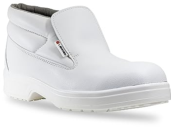 Lendeo Prema S2 hautes chaussures de sécurité blanches - Chaussures de travail, de cuisine, de soins, Blanc., 37 EU