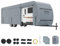 VEVOR Wohnmobil Schutzhülle 9144-9754 mm, Wetterfeste Wohnmobilabdeckungen Hochwertige Wohnmobil Abdeckplane 10530 x 2920 x 2500 mm Große Wohnmobil Schutzhülle - Sicherer Schutz gegen Staub & Nässe