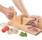 UUE Wurstschneidemaschine, Handbuch Aufschnittmaschine, Allesschneider Kann geschnitten werden Feinkost, Gemüse, Wurst, Trockenwurst und Hartkäse, Geeignet für Küche und Au, 28.5×17×9.3cm