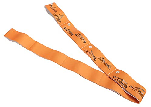 Qudinip Bandas de Resistencia para Ejercicio, Bandas Elásticas Duraderas para Yoga y Pilates, Adecuadas para Todos los Niveles de Condición Física, 90 Cm/35,4 Pulgadas de Largo, 1 Banda (Cinturón