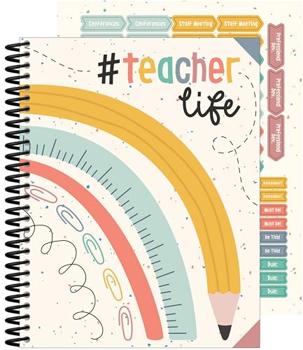 Carson Dellosa We Belong Teacher Planner 2026-2027, Undated 8 x 11 Lesson Plan Book with Stickers, Class Schedule, Weekly Calendar, Classroom Must Haves, Homeschool Essentials, Classroom Must Haves