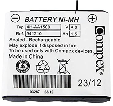Compex Batterie Batterie 4 CELLULES Blanc