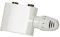 Schulte H3743004 Thermostat-Set für Heizkörper mit Mittelanschluss, Set Durchgang, Vorlauf und Rücklauf, Zweirohrsysteme, weiß
