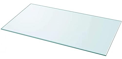 Verre plateau réfrigérateur universel (47,6 cm x 30,1 cm) épaisseur 4 mm transparent