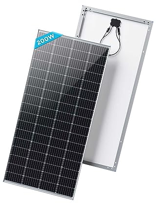 RENOGY 200W 12 Volt Solarpanel Monokristallin Solarmodul Photovoltaik Solarzelle Ideal zum Aufladen von 12V Batterien Wohnmobil Garten Camper Boot