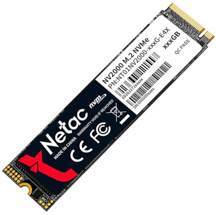 Netac Nv2000 M.2 Pcie Nvme 256Gb Ssd