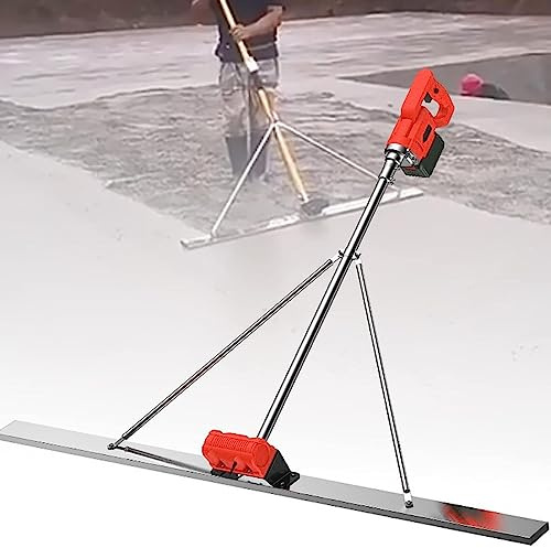 Kit Vibrant De Chape En Béton De 150 Cm, Machine Vibrante De Finition De Ciment De Chape Électrique Sans Fil, Outil De Vibration De Chape Électrique Pour Le Traitement Du Béton
