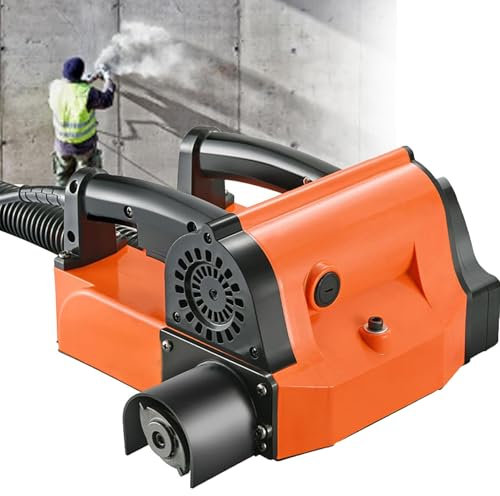 Electric Wall Chaser Saw Blades1680w 4000rpm Wall Groove Cutting Machine Slotter Adjustable Cutting 4mm Depth & Width for Granite Marble Concrete Stone