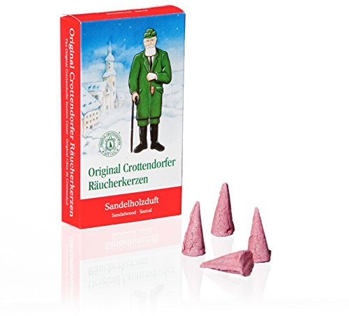 Original Crottendorfer - Räucherkerzen - Duft: Sandelholzduft - Menge: 24 Stück - Größe: M - Made in Germany