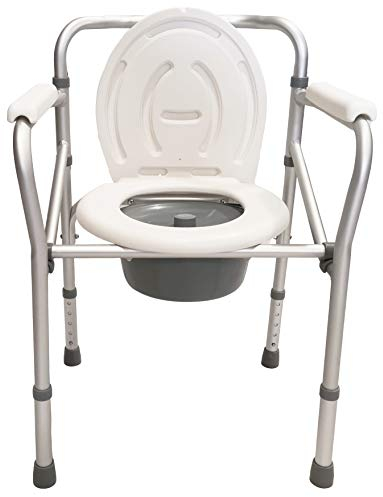 Praktischer 4-in-1-Multifunktions-Sessel - Sitzerhöhung und Duschsitz klappbar aus Aluminium