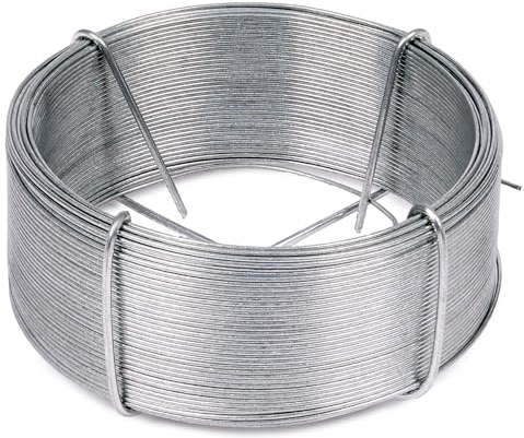 Flandria - Alambre de hierro galvanizado (0,9 mm, bobina de 50 m)