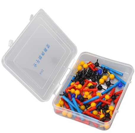 Organisk Kemimodell, Molekylmodellsats Organisk Kemibollsticka Skalmodell Plastmaterial Multifunktionellt för Skolor, Mätsatser