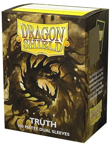 Dragon Shield Kartenhüllen in Standardgröße, matt, 100 Stück (100 Hüllen in Standardgröße, Matte Truth)