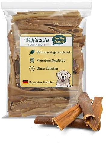 WUFFSNACKS Piel De Caballo Para Perros, 2,5 Kg, Carne De Caballo Seca, Golosinas Para Perros, Caballos Bajos En Grasa, Golosinas Para Alérgicos