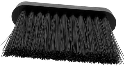 JEWEDECO Fireplace Brush and Handheld Whisk Broom Soft Bristle Replacement Head for Wood Burning Stoves European Style Villa Ash Cleaning Tool