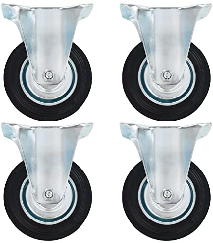 Generico Rotelle Fisse 4 pz 100 mm,Commercio e Industria,Movimentazione di materiali-143444