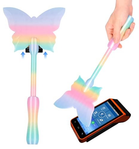 Fairy Wand Credit Card Holder - 3D Printed Magic Wand for Contactless Payment, Fun Tap to Pay Wands for Kids Adults, Tech Lovers, Cosplay & Magicians Unique Birthday Gift(Butterfly)