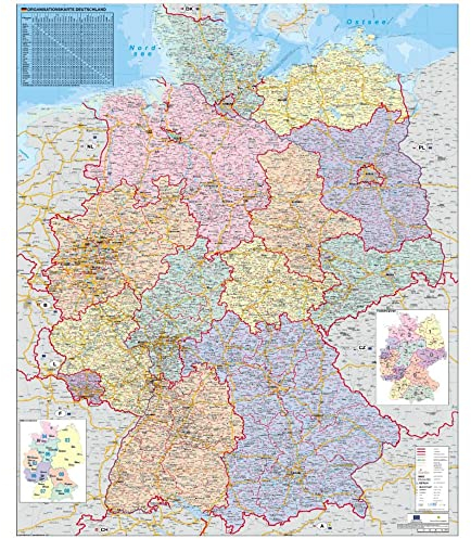Deutschland Organisationskarte
