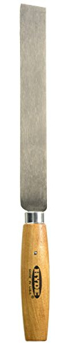 Hyde Tools 60780 Square Point Knife, 8-Inch by 1-Inch/14-Gauge Wood Handle