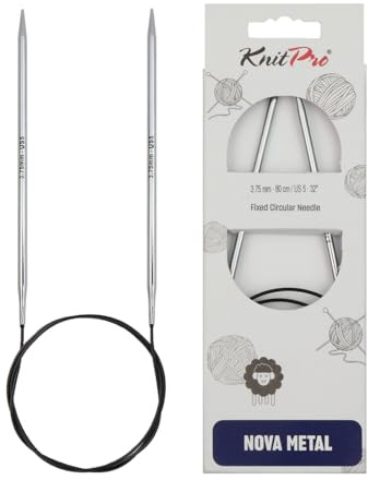 KnitPro - KnitPro Nova (40 cm x 3,75 mm) fasta rundstickor - 1 enhet