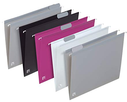 Elba Trendy Dossiers suspendus pour Tiroir Couleurs assorties Lot de 5