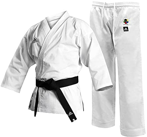 adidas Herren WKF Club Karate-Uniform – 227 g Kampfsport Student Gi, weiß, 190 cm
