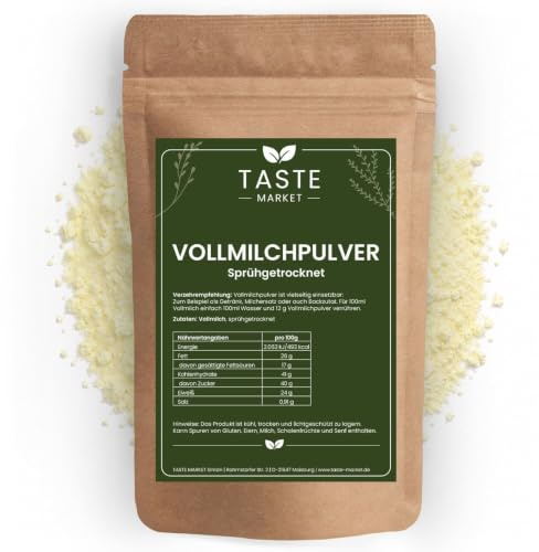2 x 100 g helmjölkspulver | 26 % fett | Torkad mjölk spraytorkad | mjölkpulver helmjölk | Perfekt för resor och nödreserv