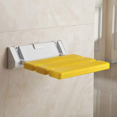 JNHWFDB Siège de Douche Rabattable à Fixation Murale pour Baignoire, Banc de Salle de Bain Pliable, Tabouret d'aide à la mobilité pour Utilisation dans la Salle de Sauna à Domicile