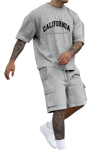 Conjunto Pantalon Corto Y Camisa Hombre Novio Gris Chaqué Morado Adolescentes Pescador Fiesta Fiestas Baloncesto Casamiento Cuadrados Gamuza Especiales Primavera Tie Veraniegos 44r Larga Estilo