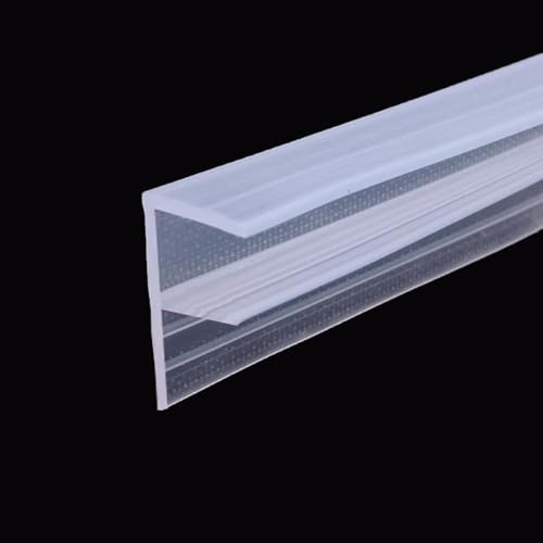 200 cm F form duschtätning, duschtätning för glasdörrar, gummi ersättningstätning, vattenavvisande duschdörr, vattenavvisande duschtätning eller duschkabinstätning (för 10 mm glastjocklekar)