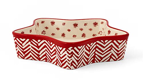 H&H Rouge Pirofila Rettangolare, Stoneware, 18x26cm