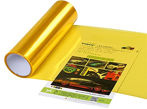 Aublinto Autoscheinwerfer Film Auto Lampenfilm Selbstklebende Vinylfolie Wasserdicht Auto Scheinwerfer Folie Autoscheinwerfer Tönungsfolie für Autoscheinwerfer Rücklicht, 30cm x 1m