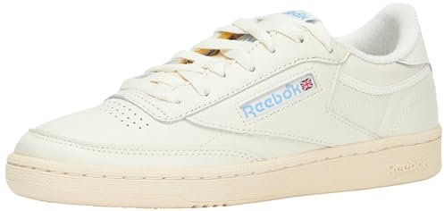 Reebok Damen Club C 85 Vintage Sneaker, Chalk Alabaster Sky Blue, 40 EU