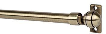 Twoja Pszczółka Tringle à Rideau MINI - Extensible pour Fenêtre - en Métal - Porte-Rideau - Tringle de Café - 40-60cm
