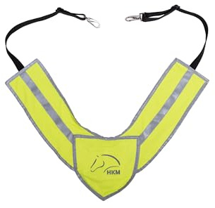 HKM Reflective Bröstplåt, Neonfärgad, One Size