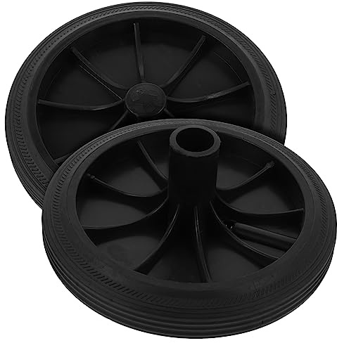 Cabilock 2 Ruedas Para Cubo De Basura 7.48X7.48X3.54In Ruedas De Cubo De Basura Plástico Ligero Resistente Fácil Instalación Accesorios Para Contenedores En Hogar Oficina Y Espacios Públicos
