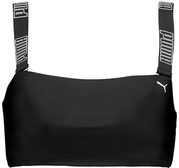 PUMA Bandeau T, Costumi da Bagno Donna, Nero, XS