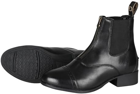 Dublin Foundation Zip Paddock Boots II, Black, Adults 10
