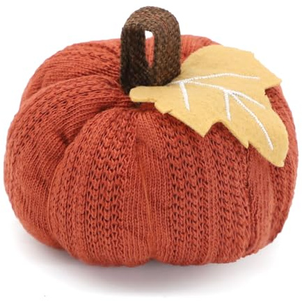 Autumn Pumpkin Decoration Knit Pumpkin Ornament Thanksgiving Table Centerpieces Halloween Decor Fall Festival Decor for Autumn Halloween Thanksgiving Harvest Party A8ZZJSNG